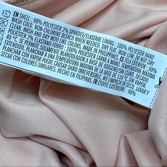 Forever 21 Blush Pink Lace Midi Pencil Skirt M - Picture 4 of 5